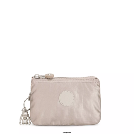 Women Pouches Kipling Metallic Glow Creativity Small Metallic Pouch FHZD613