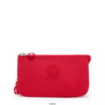 Women Pouches Kipling Red Rouge Creativity Large Pouch FHZD538