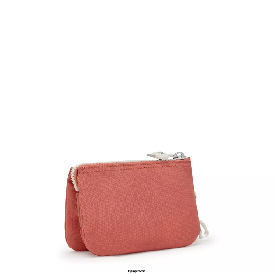 Women Pouches Kipling Vintage Pink Creativity Small Pouch FHZD563 - Image 4