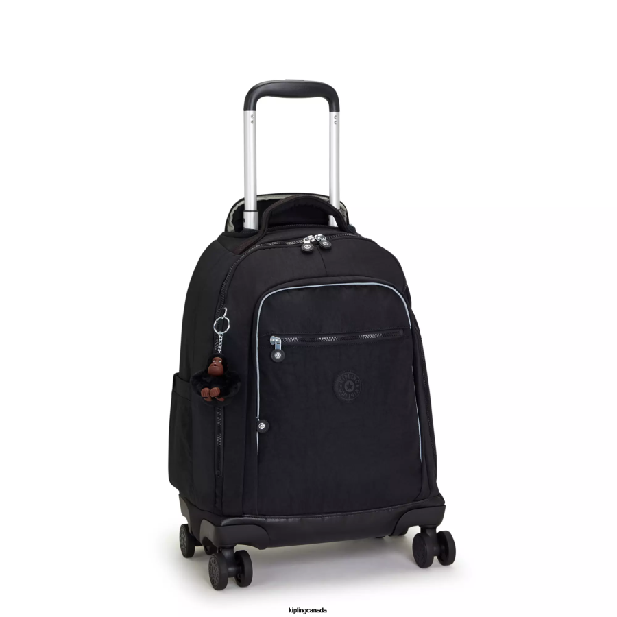 Women Rolling Backpacks Kipling Black Tonal New Zea 15" Laptop Rolling Backpack FHZD481 - Image 2