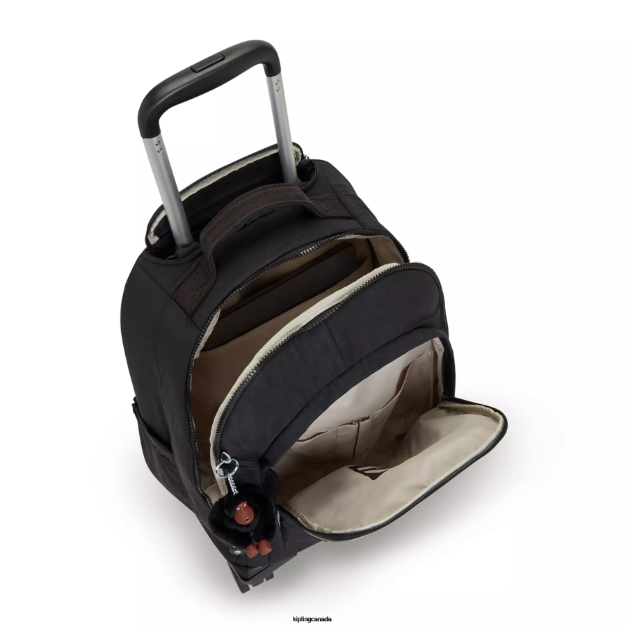 Women Rolling Backpacks Kipling Black Tonal New Zea 15" Laptop Rolling Backpack FHZD481 - Image 3