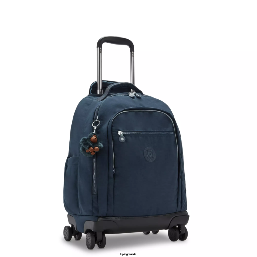 Women Rolling Backpacks Kipling True Blue Tonal New Zea 15" Laptop Rolling Backpack FHZD480 - Image 2