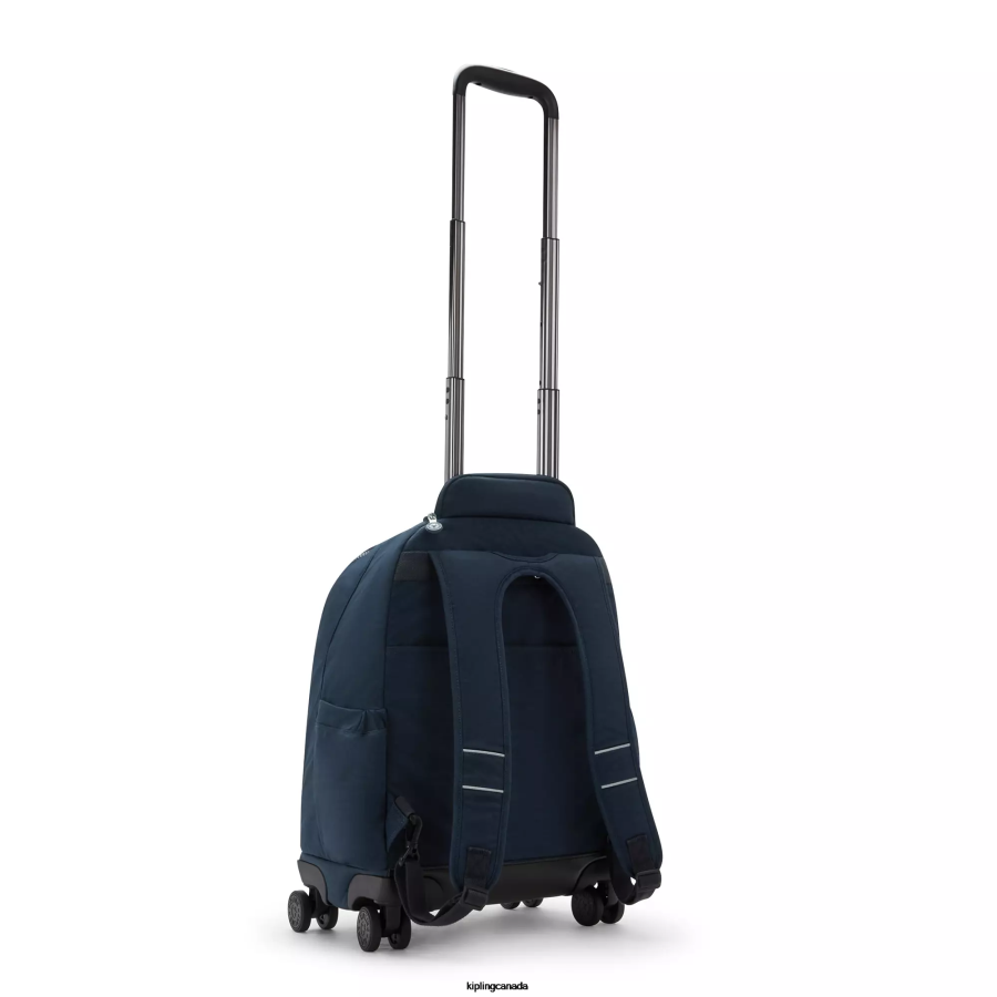 Women Rolling Backpacks Kipling True Blue Tonal New Zea 15" Laptop Rolling Backpack FHZD480 - Image 4