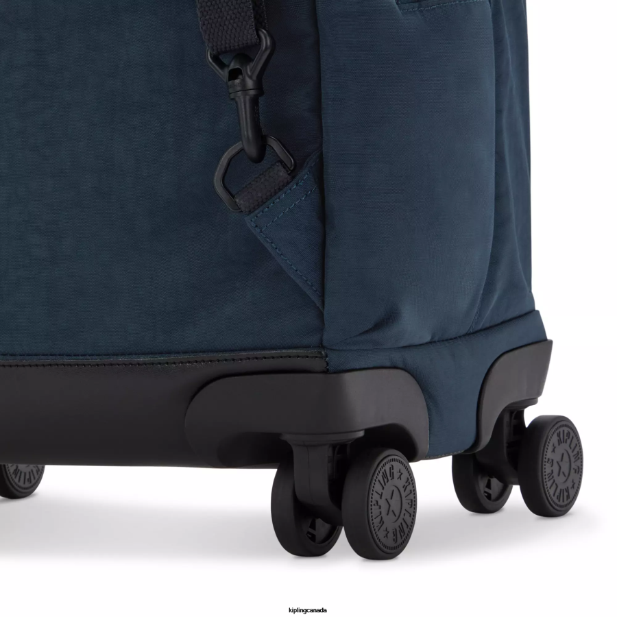 Women Rolling Backpacks Kipling True Blue Tonal New Zea 15" Laptop Rolling Backpack FHZD480 - Image 5