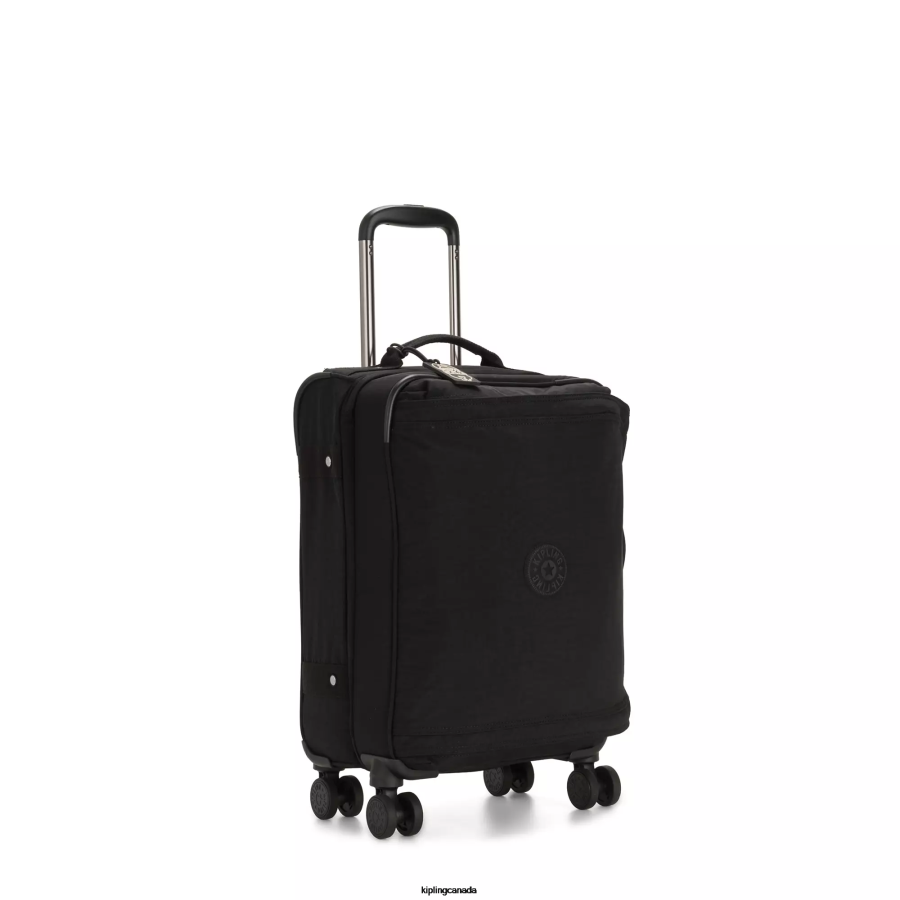 Women Rolling Luggage Kipling Black Noir Spontaneous Small Rolling Luggage FHZD504 - Image 2
