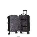 Women Rolling Luggage Kipling Black Noir Spontaneous Small Rolling Luggage FHZD504 - Image 3