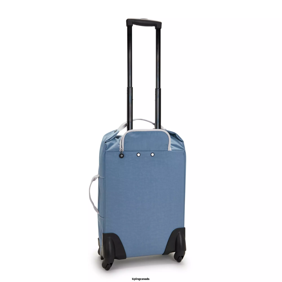 Women Rolling Luggage Kipling Brush Blue C Darcey Small Carry-On Rolling Luggage FHZD510 - Image 5