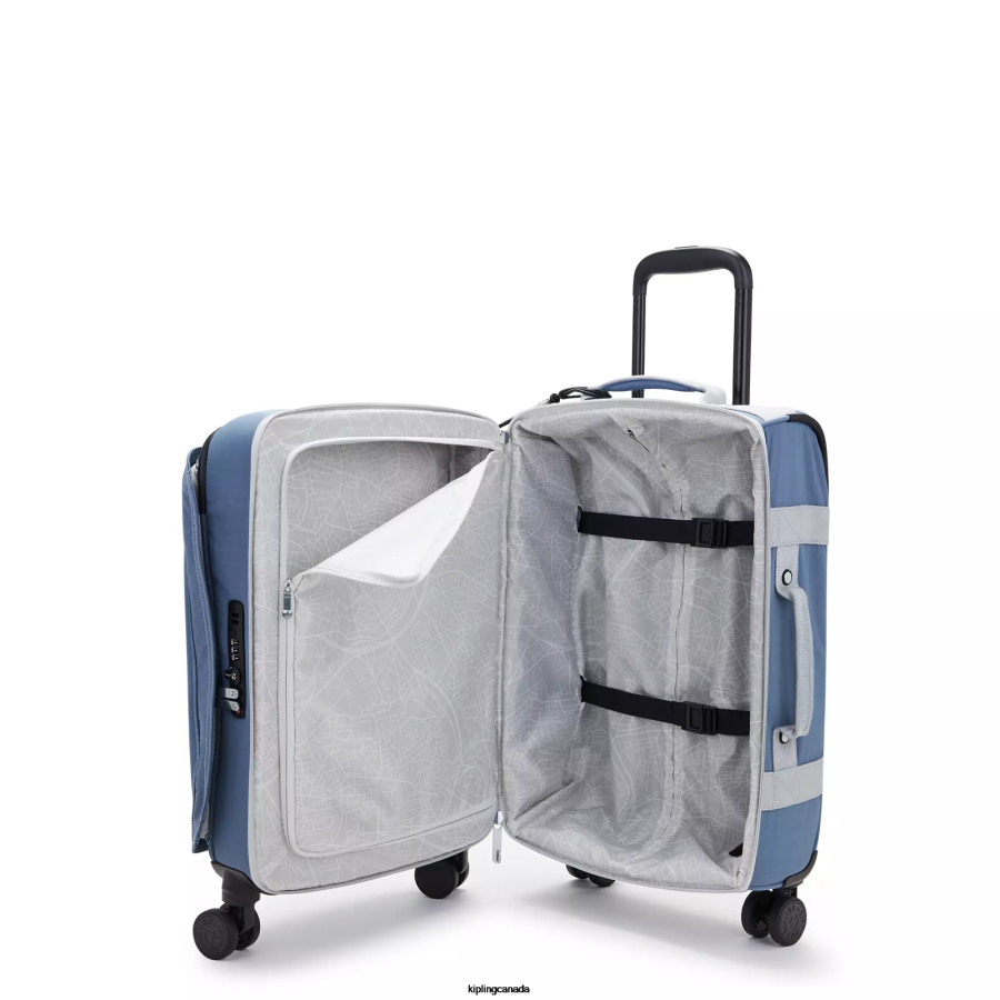 Women Rolling Luggage Kipling Brush Blue C Spontaneous Small Rolling Luggage FHZD507 - Image 3