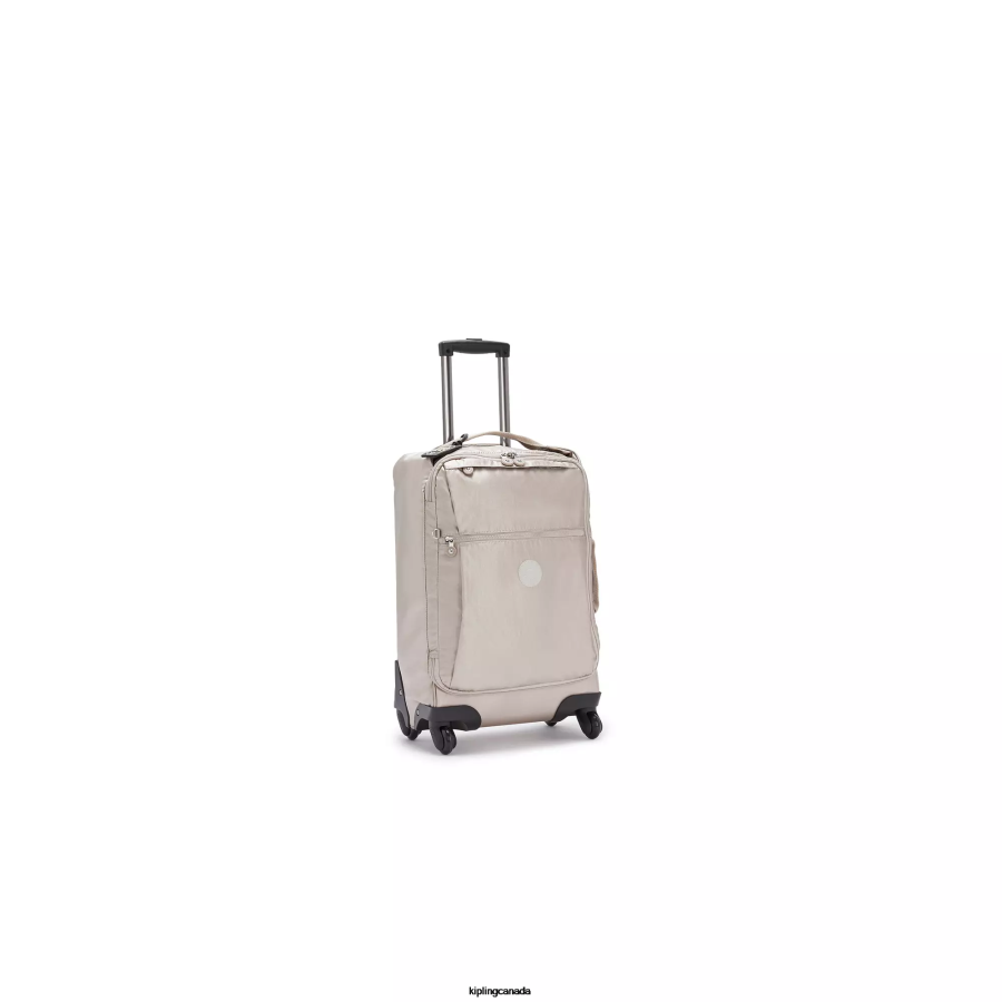 Women Rolling Luggage Kipling Metallic Glow Darcey Small Metallic Carry-On Rolling Luggage FHZD514 - Image 2