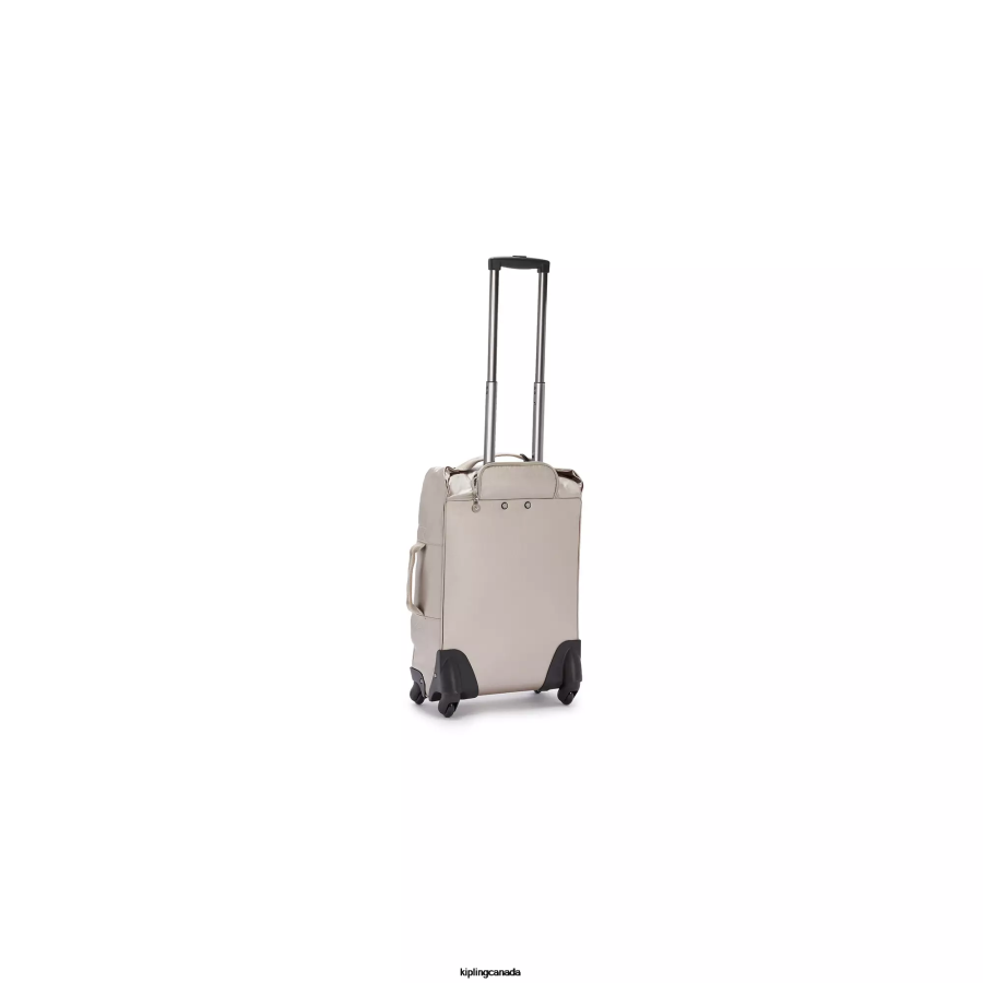 Women Rolling Luggage Kipling Metallic Glow Darcey Small Metallic Carry-On Rolling Luggage FHZD514 - Image 4