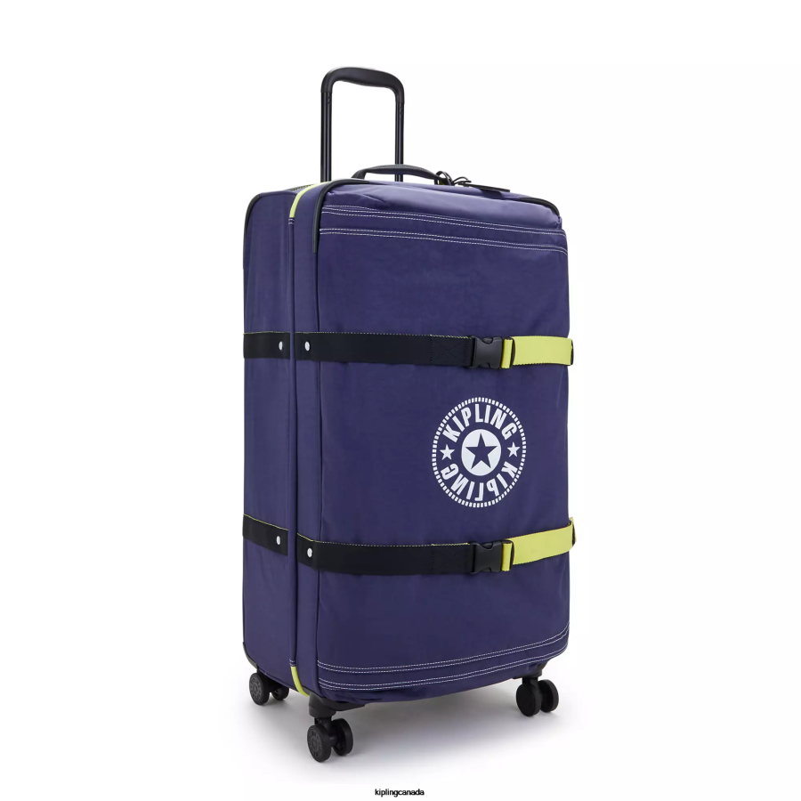 Women Rolling Luggage Kipling Ultimate Navy Spontaneous Large Rolling Luggage FHZD520 - Image 2