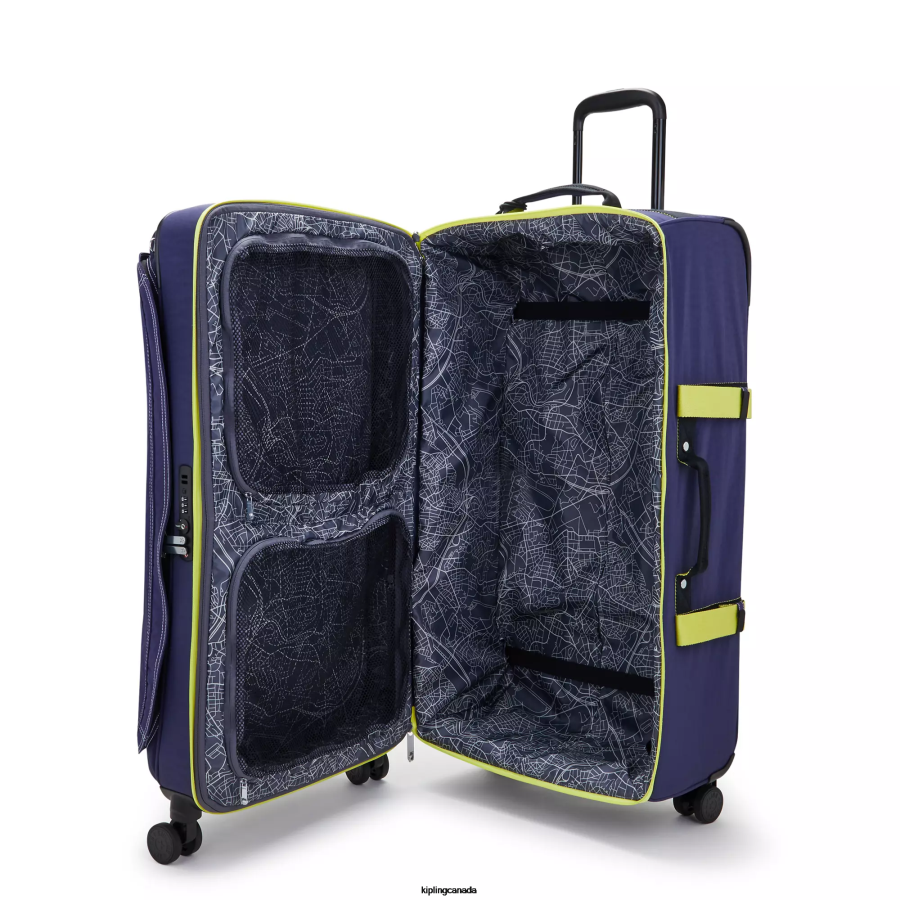 Women Rolling Luggage Kipling Ultimate Navy Spontaneous Large Rolling Luggage FHZD520 - Image 3