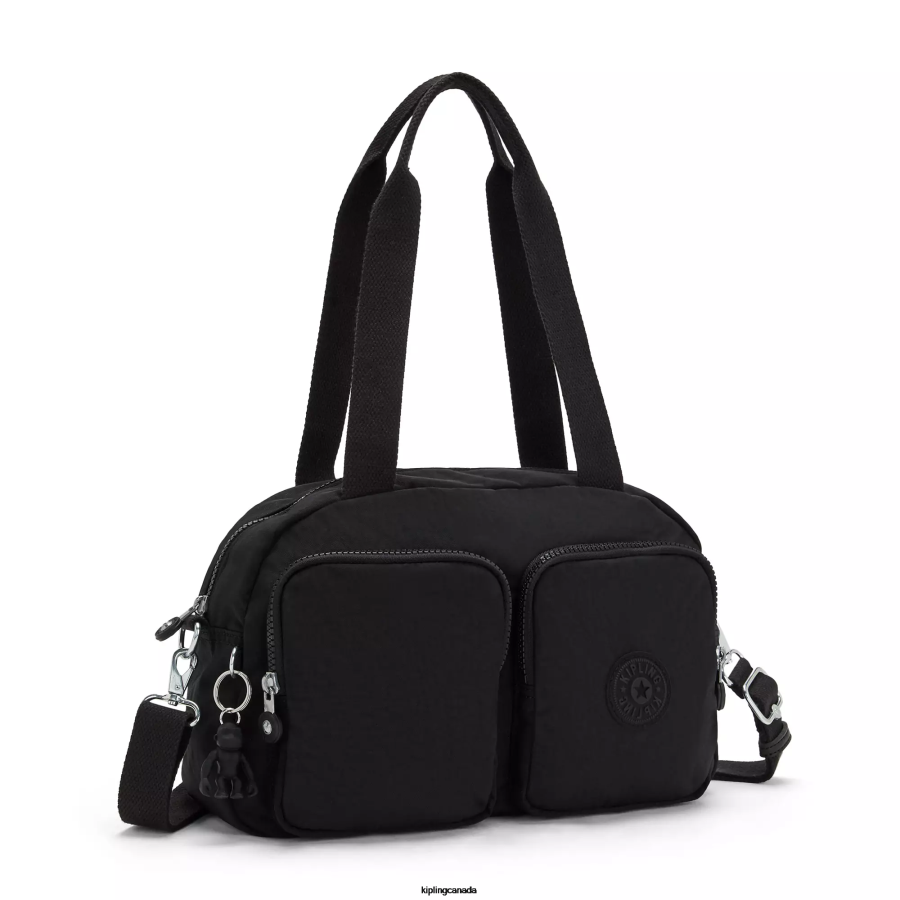 Women Shoulder Bags Kipling Black Noir Cool Defea Shoulder Bag FHZD224 - Image 2