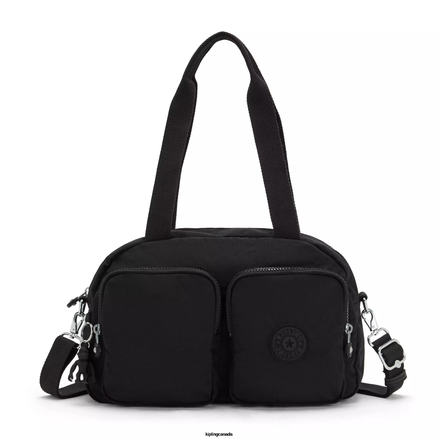Women Shoulder Bags Kipling Black Noir Cool Defea Shoulder Bag FHZD224 - Image 1