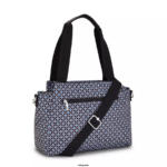 Women Shoulder Bags Kipling Blackish Tile Elysia Printed Shoulder Bag FHZD239 - Image 4