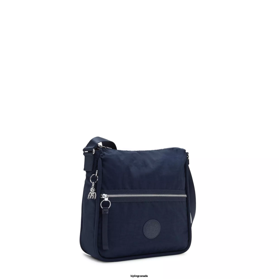Women Shoulder Bags Kipling Blue Bleu 2 Oswin Shoulder Bag FHZD246 - Image 2