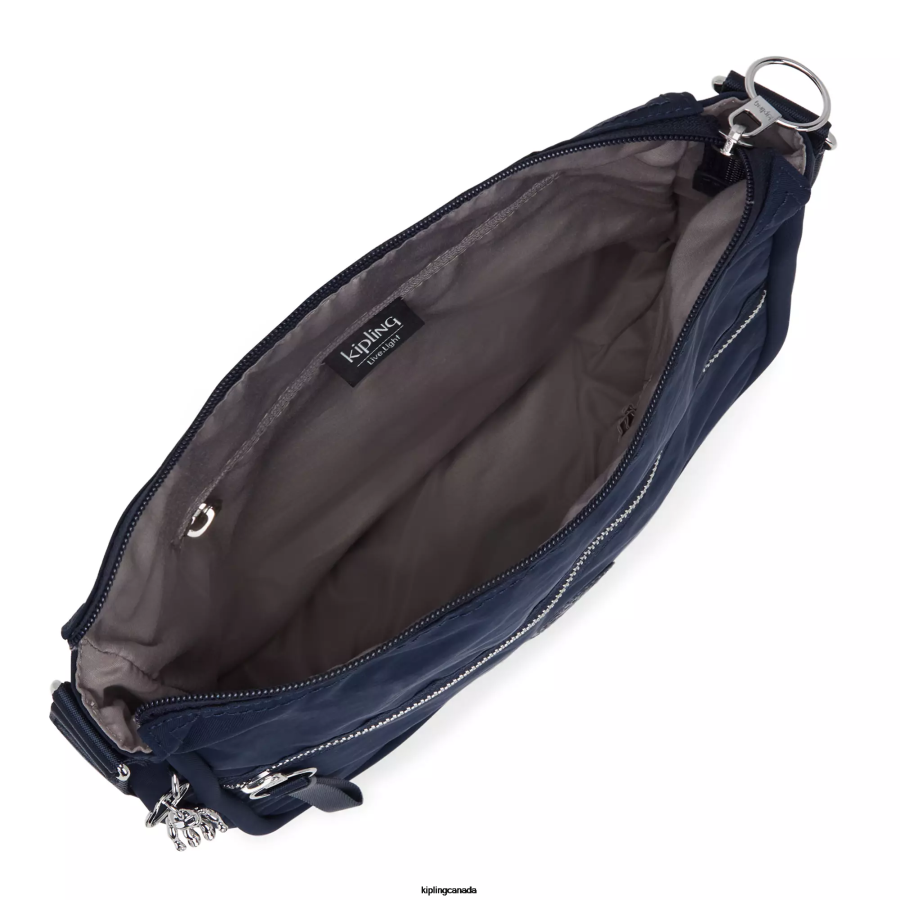 Women Shoulder Bags Kipling Blue Bleu 2 Oswin Shoulder Bag FHZD246 - Image 3