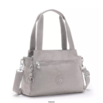 Women Shoulder Bags Kipling Grey Gris Elysia Shoulder Bag FHZD153 - Image 2