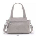 Women Shoulder Bags Kipling Grey Gris Elysia Shoulder Bag FHZD153