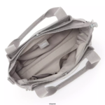 Women Shoulder Bags Kipling Grey Gris Elysia Shoulder Bag FHZD153 - Image 3