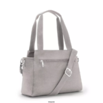 Women Shoulder Bags Kipling Grey Gris Elysia Shoulder Bag FHZD153 - Image 4