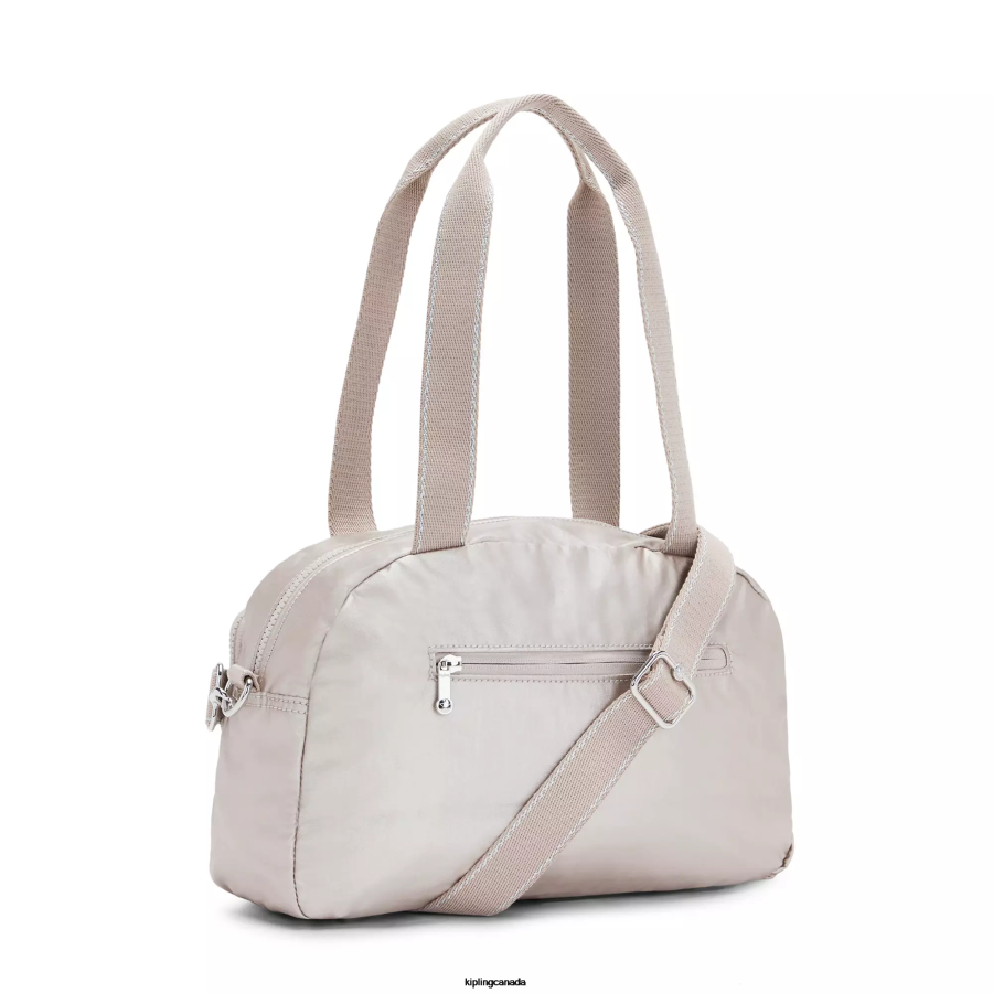 Women Shoulder Bags Kipling Metallic Glow Cool Defea Metallic Shoulder Bag FHZD207 - Image 5