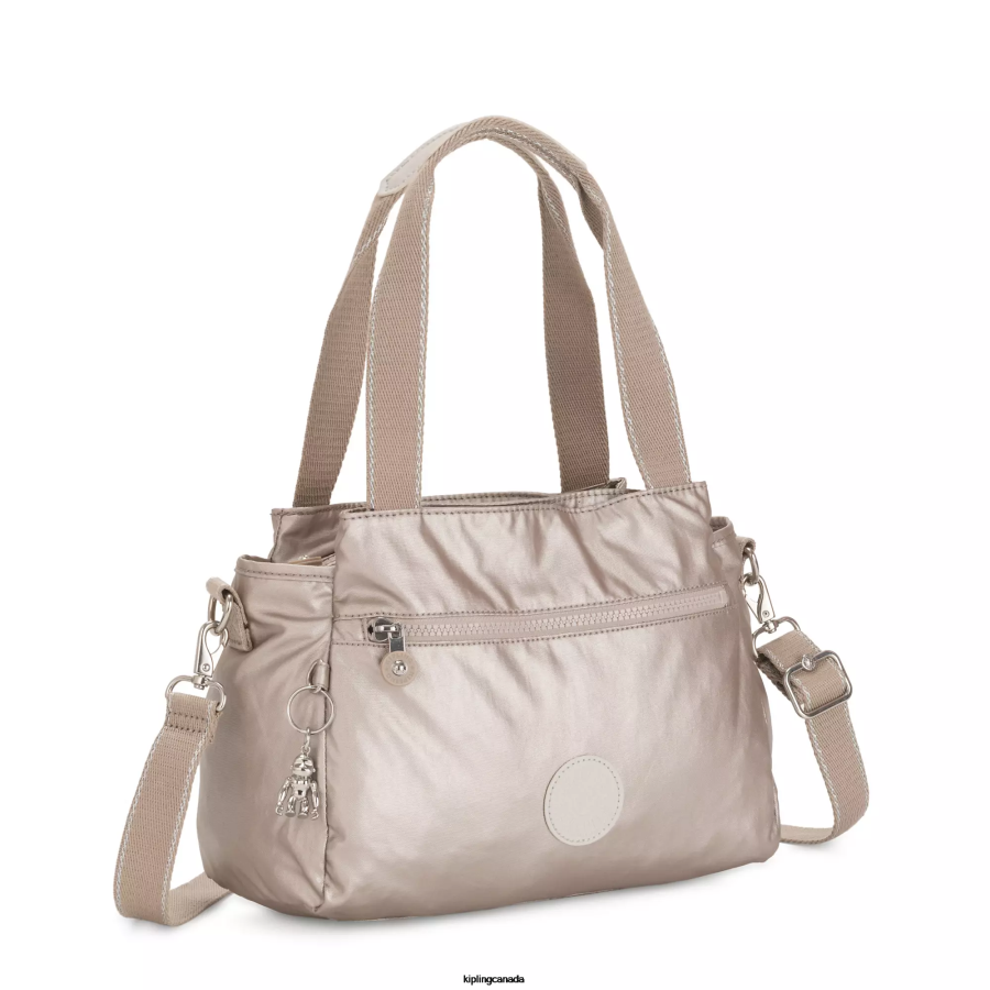Women Shoulder Bags Kipling Metallic Glow Elysia Metallic Shoulder Bag FHZD204 - Image 2