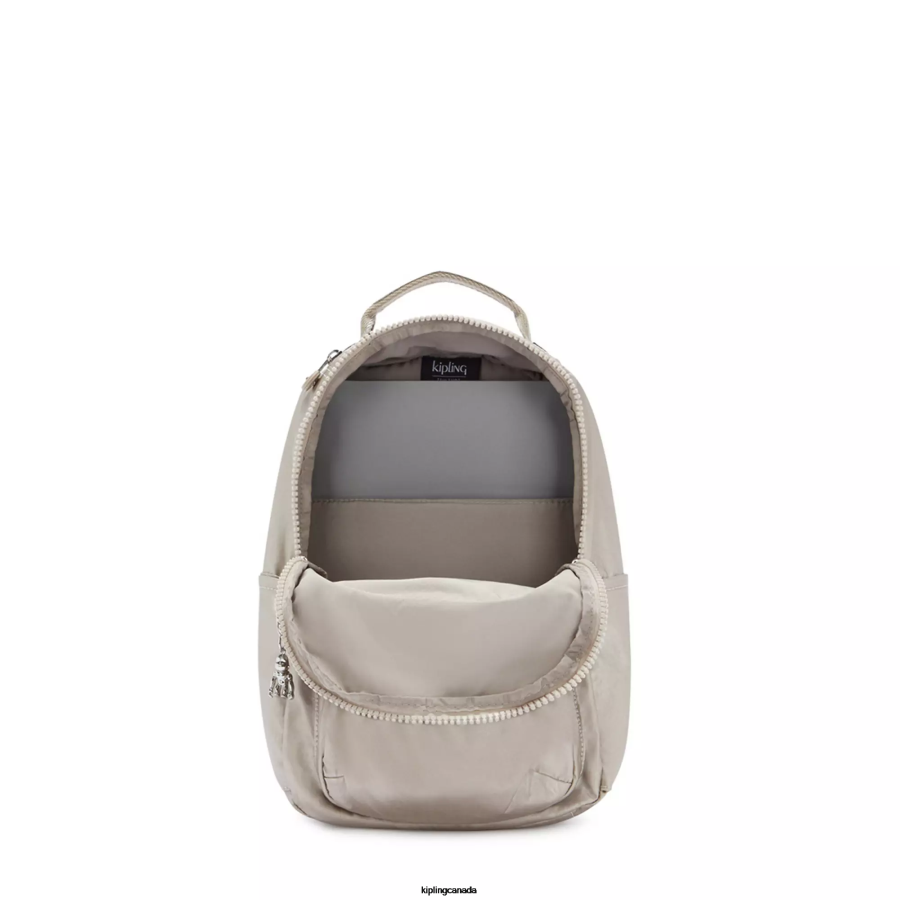 Women Small Backpacks Kipling Metallic Glow Seoul Small Metallic Tablet Backpack FHZD418 - Image 3