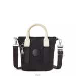 Women Tote Bags Kipling Black Angel Small Tote Bag FHZD61