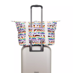 Women Tote Bags Kipling Rainbow Palm Art Medium Printed Tote Bag FHZD261 - Image 5
