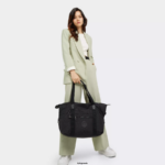 Women Tote Bags Kipling Signature Embossed Art Medium Printed Tote Bag FHZD266 - Image 4