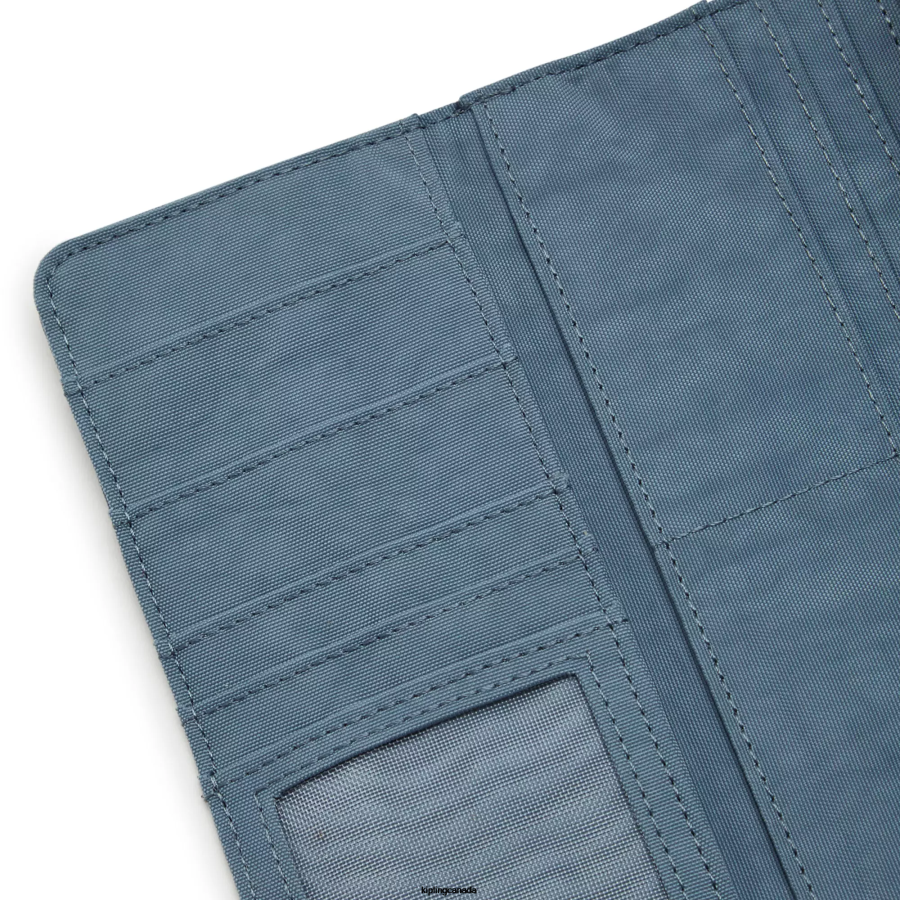 Women Wallets & Wristlets Kipling Brush Blue Money Land Snap Wallet FHZD286 - Image 5