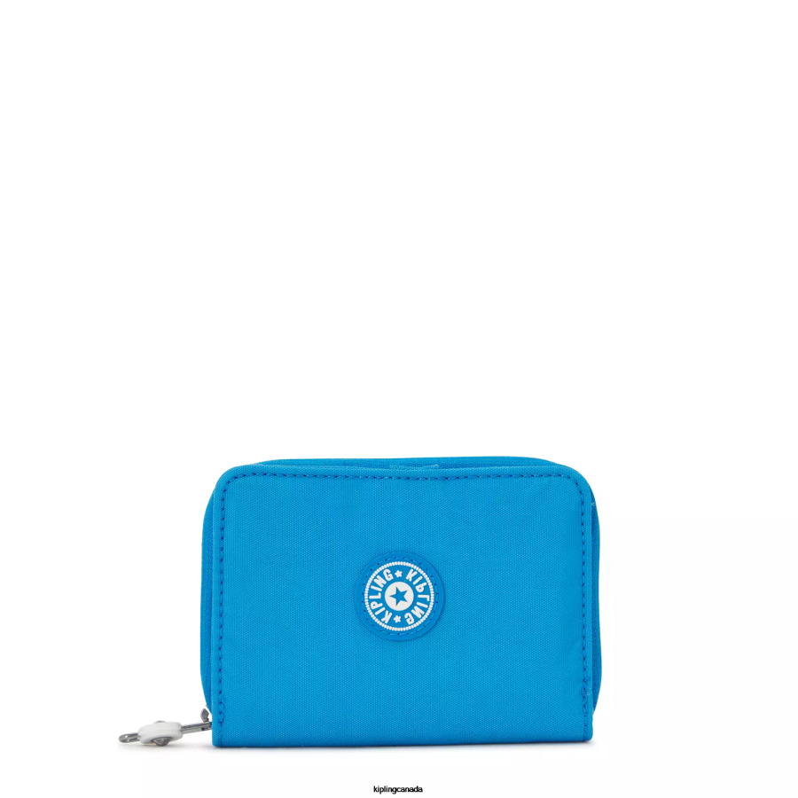 Women Wallets & Wristlets Kipling Eager Blue Money Love Small Wallet FHZD301 - Image 1