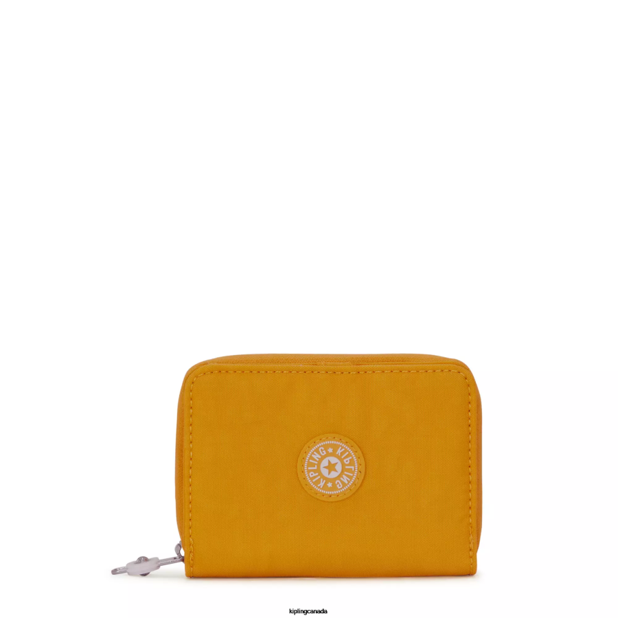 Women Wallets & Wristlets Kipling Rapid Yellow Money Love Small Wallet FHZD298 - Image 1