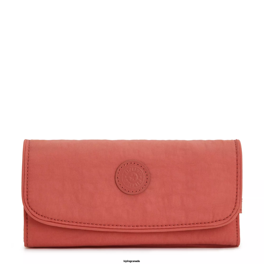 Women Wallets & Wristlets Kipling Vintage Pink Money Land Snap Wallet FHZD290 - Image 1