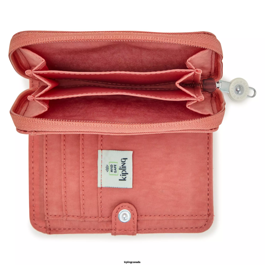 Women Wallets & Wristlets Kipling Vintage Pink Money Love Small Wallet FHZD297 - Image 3