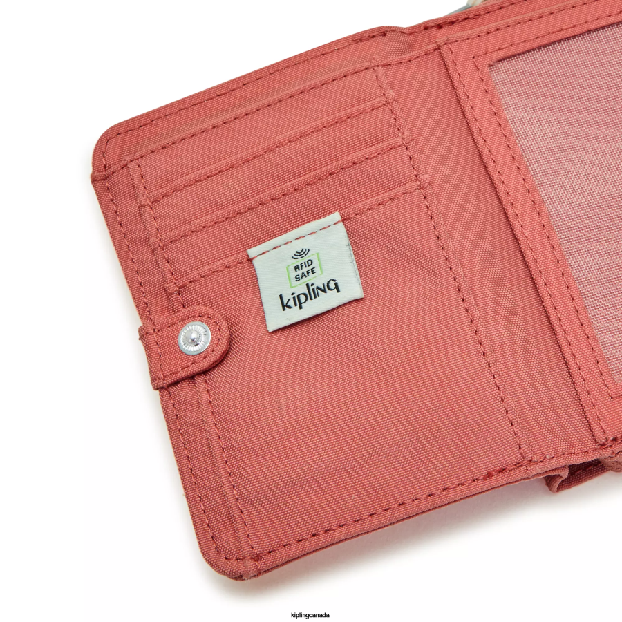 Women Wallets & Wristlets Kipling Vintage Pink Money Love Small Wallet FHZD297 - Image 5